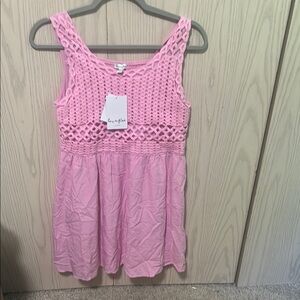 Pink Kids Casual Dress